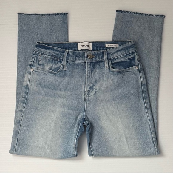 FRAME Le High Straight Jeans In Kerwin Size 26 - Picture 4 of 12